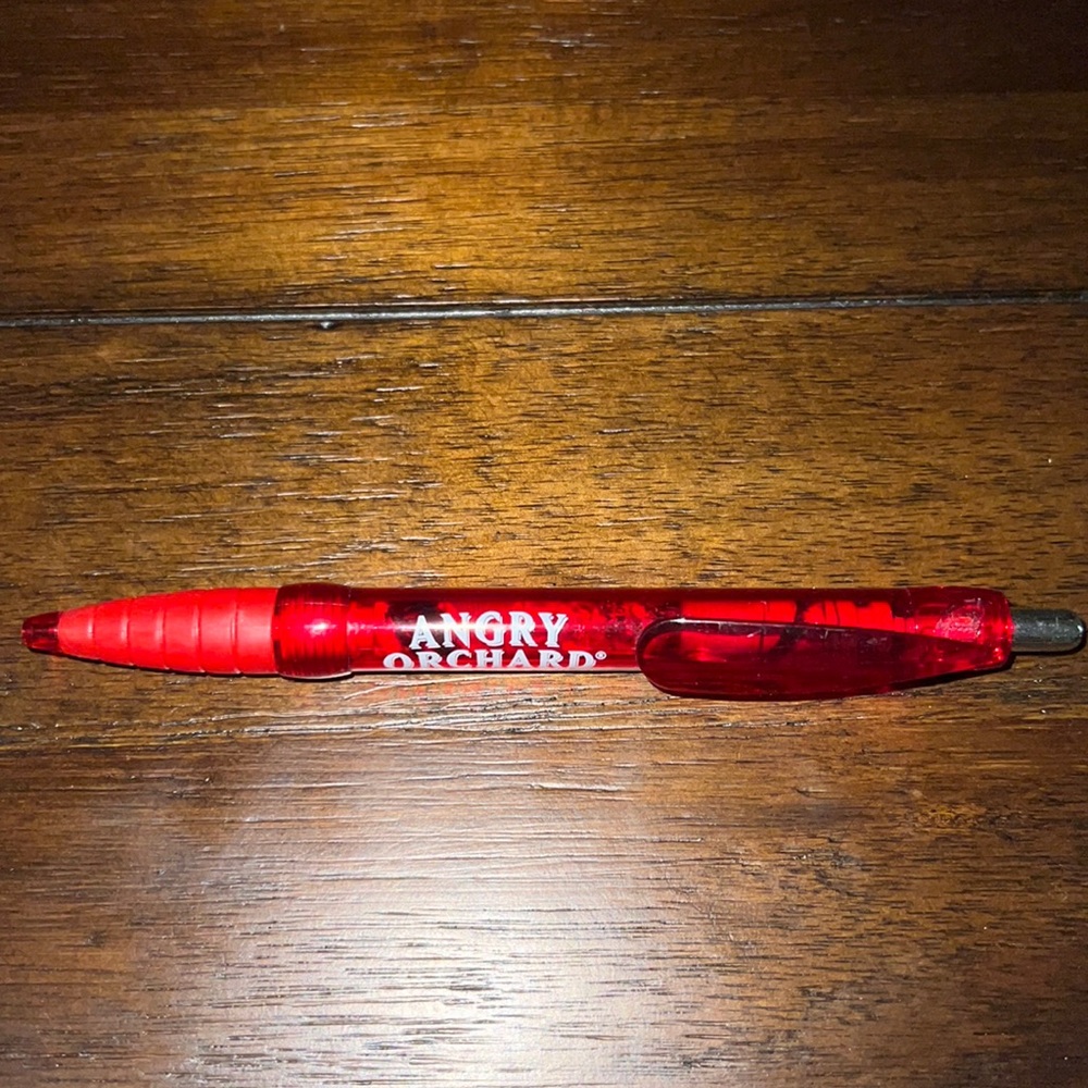 Angry Orchard Cider Black Ballpoint Pen